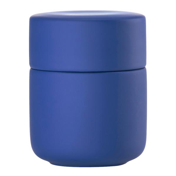Ume krukke med lokk 10 cm indigo blue