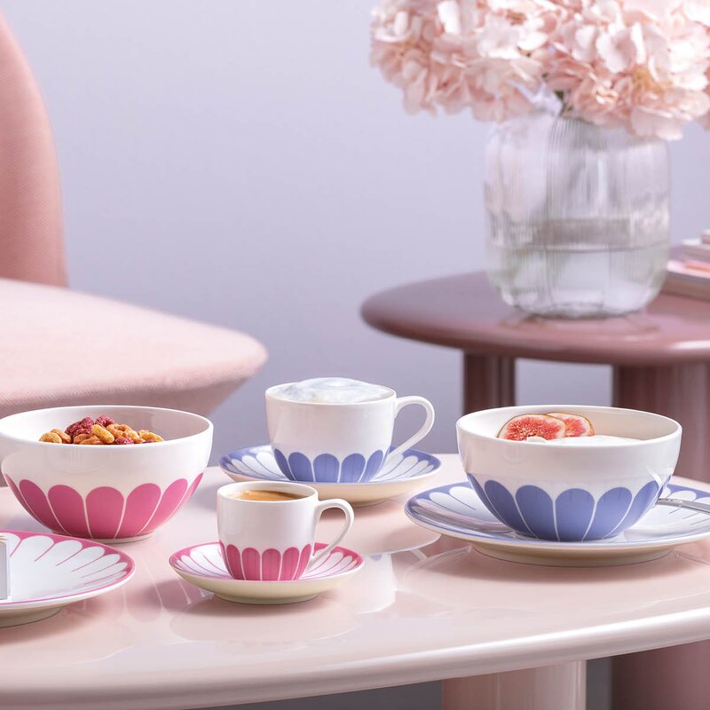 Fleur bleu frokostbolle 14 cm 43 cl blå