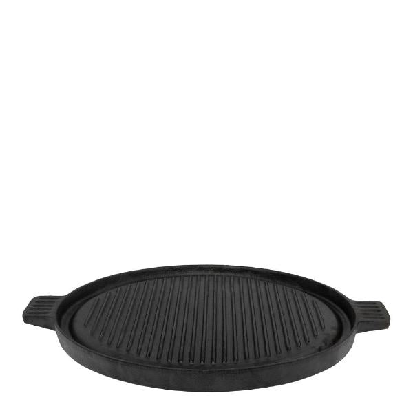 Støpejernsplate vendbar 36 cm