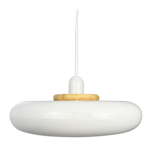 Planet pendel 36 cm hvit