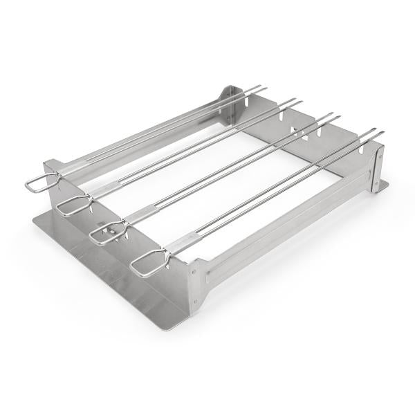 Grillspydholder m/4 stk doble grillspyd