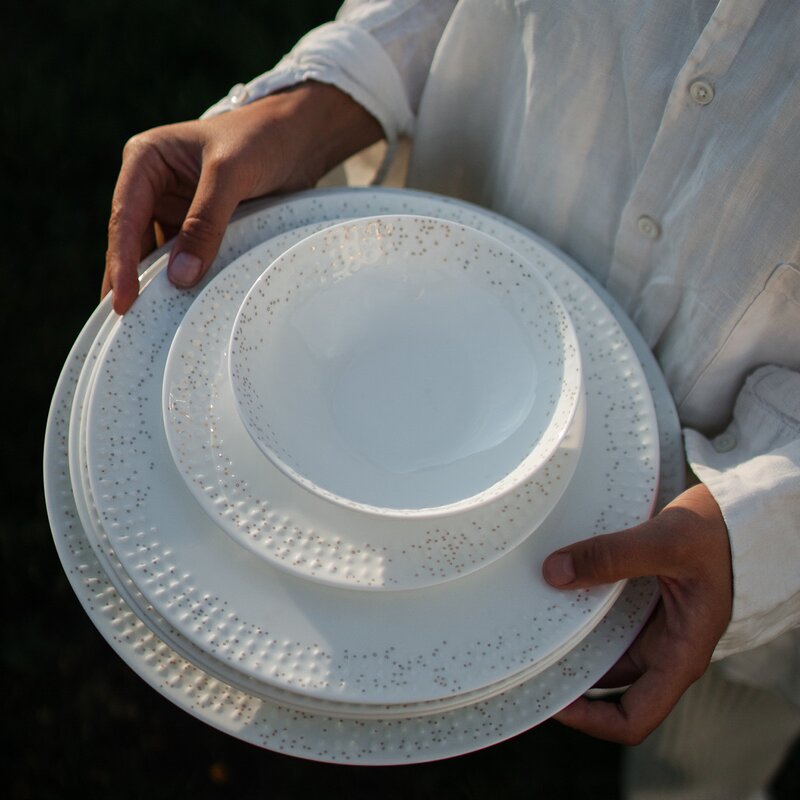 Lys asjett 20 cm