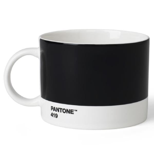 PANTONE tekopp med hank 47,5 cl svart