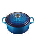 Signature støpejernsgryte rund 24 cm 4,2L azure