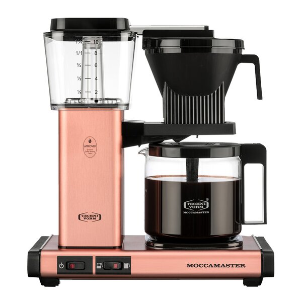 Optio kaffetrakter 1,25L rosegull