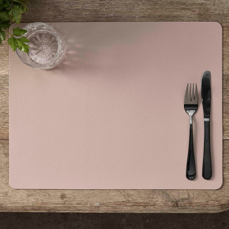 Quadro dekkebrikke 42x33 cm 4 stk dusty rose