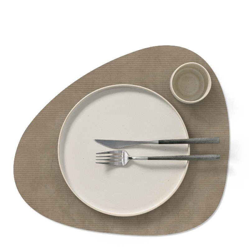 Curve Corduroy spisebrikke 37x44 cm nomad grey