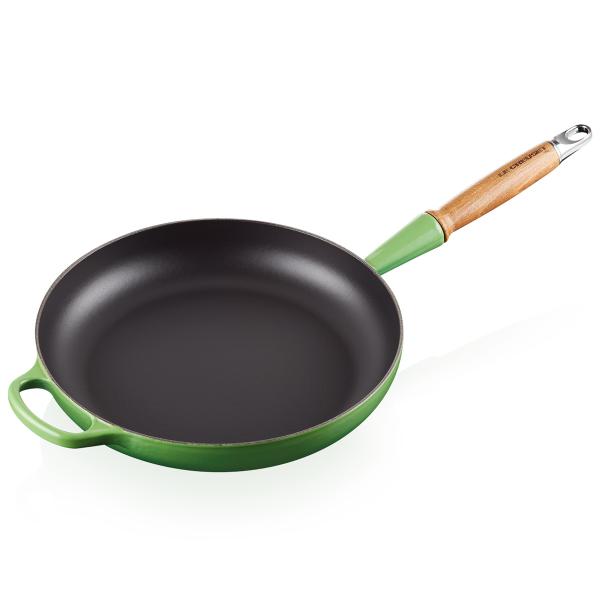 Signature stekepanne med trehåndtak 28 cm bamboo green