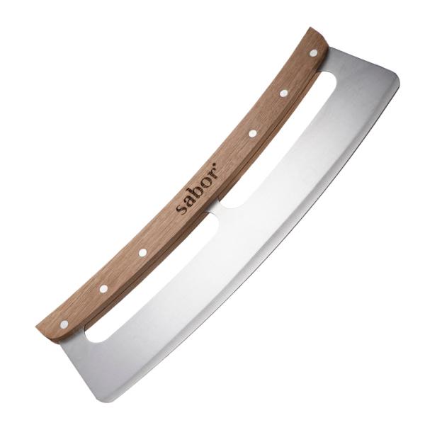 Napo pizzakutter 35 cm natur/børstet