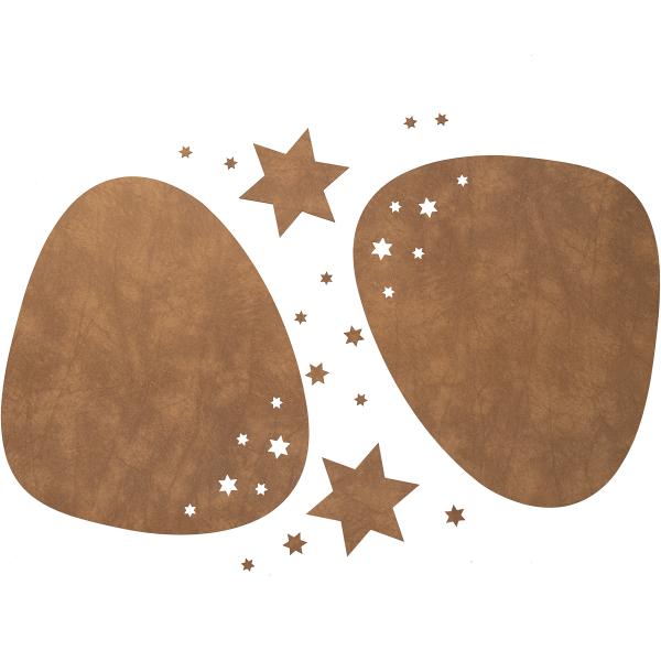 Curve Star Nupo gavesett spisebrikke 2+2 stk natur