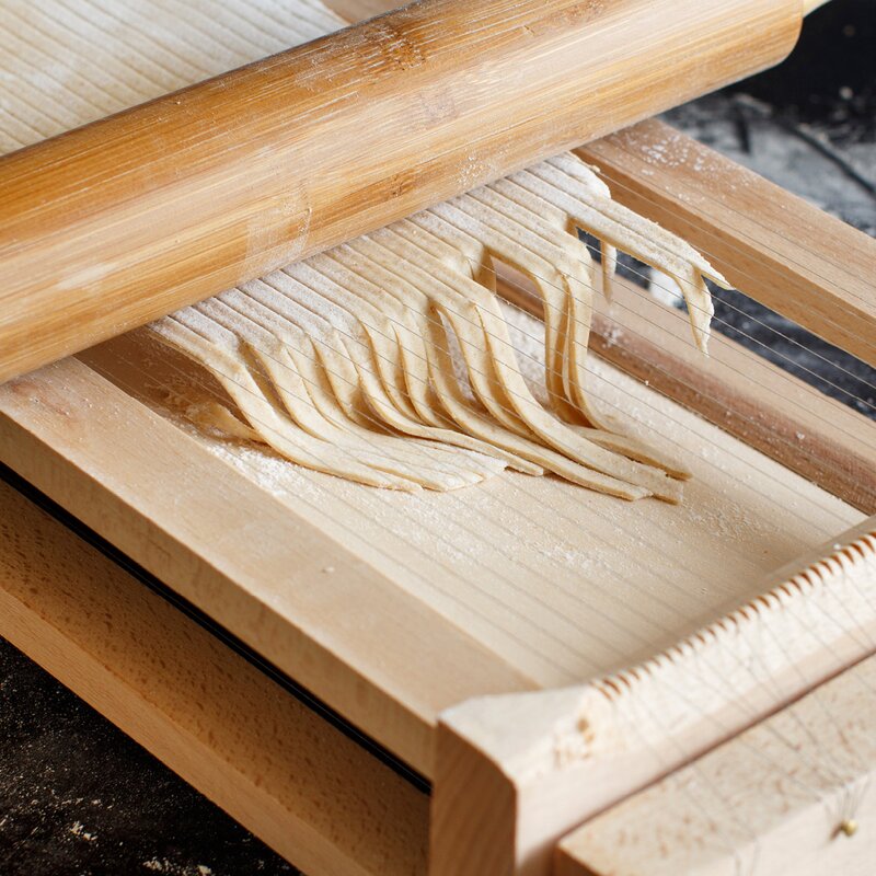 Pastamaskin chitarra m/kjevle tre