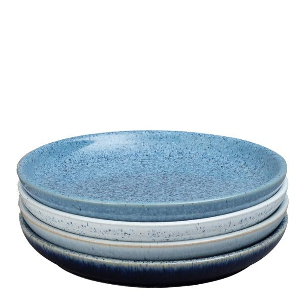 Studio tallerken 17 cm 4 stk blå