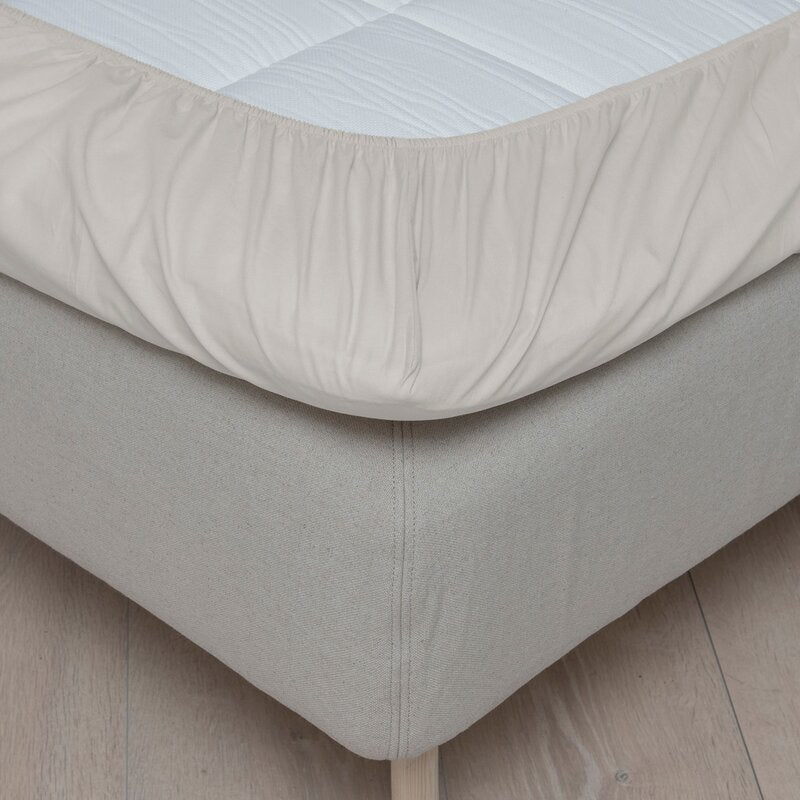 Formsydd laken 180x200 cm lys beige