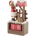 Winter Collage julekalender jente 12 cm