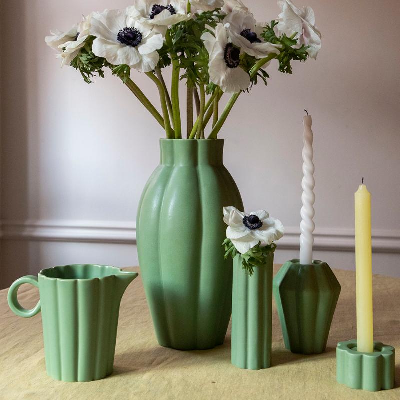 Birgit vase 35 cm olive