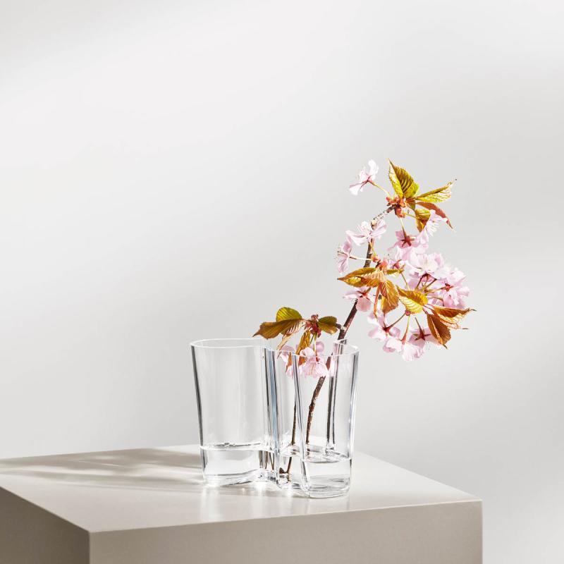 Alvar Aalto vase 16 cm klar