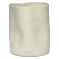Dented redskapskrukke 19 cm hvit