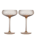 Opacity champagneglass 30 cl 2 stk fersken