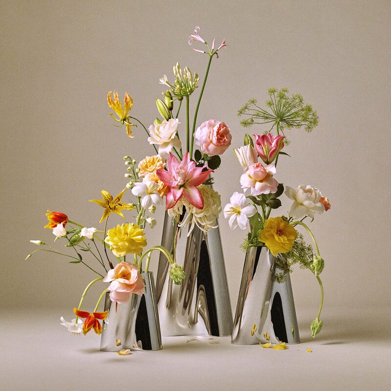 Lituus vase liten 20 cm blank