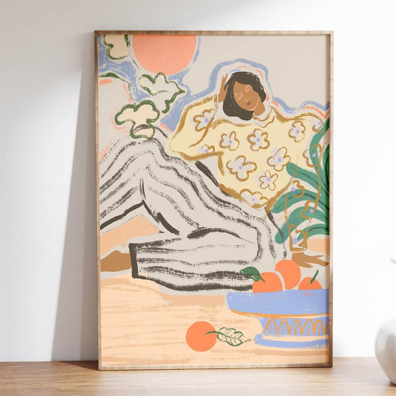 Arty Guava poster 50x70 cm lazy days