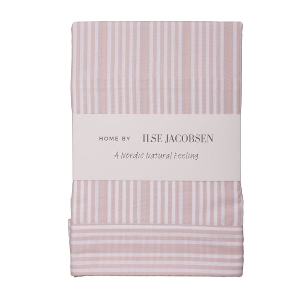 Bedding Collection putetrekk 50x60 cm 2 stk powder rose stripes