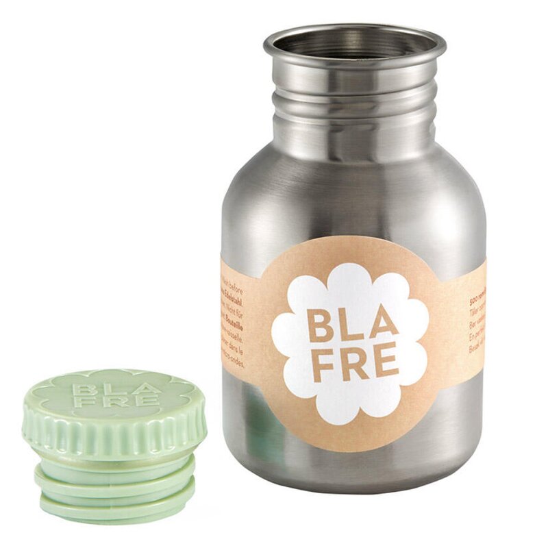 Stålflaske 300 ml lys grønn