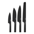 Pure Black knivsett 4 stk svart