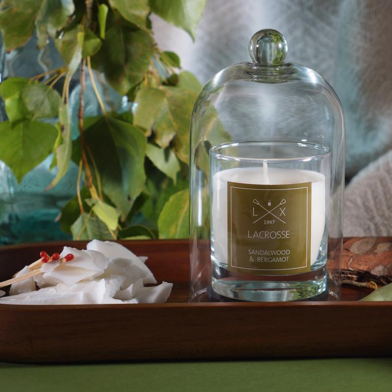 Lacrosse duftlys 200g sandalwood & bergamot
