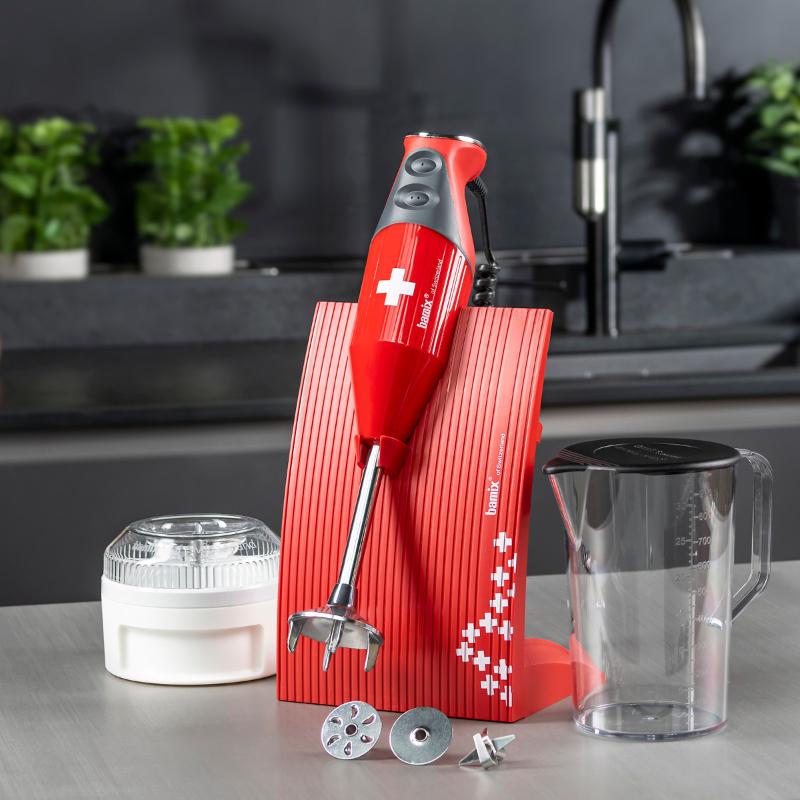 Swiss stavmikser 200W D rød