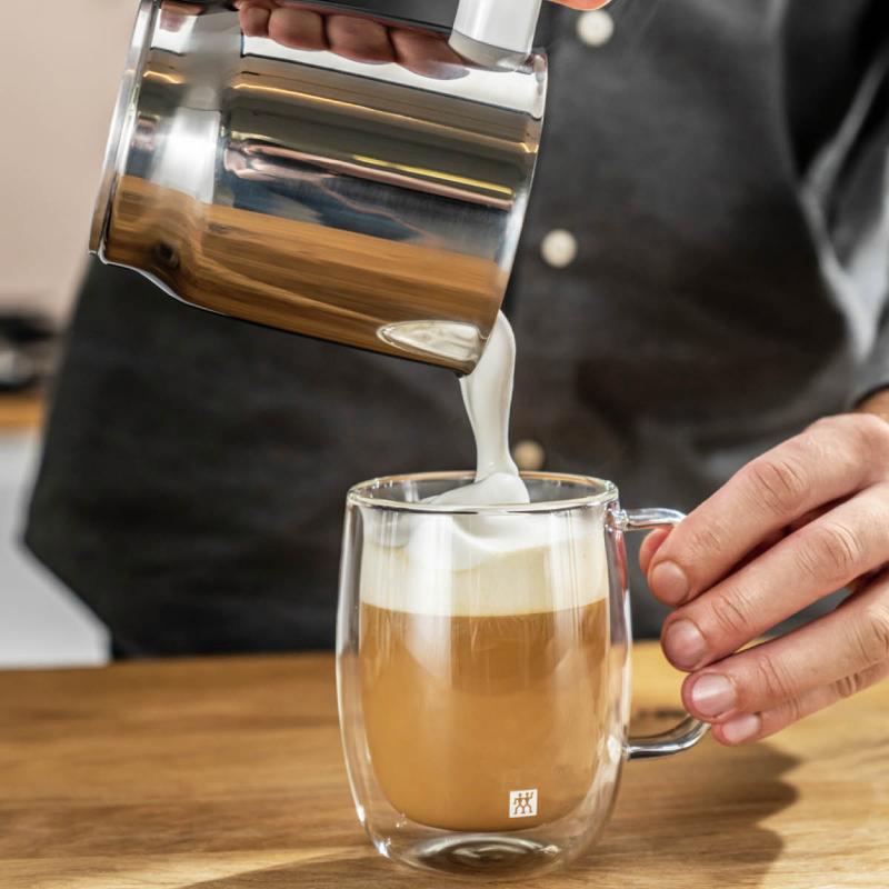 Enfinigy melkeskummer 0,4L sølv