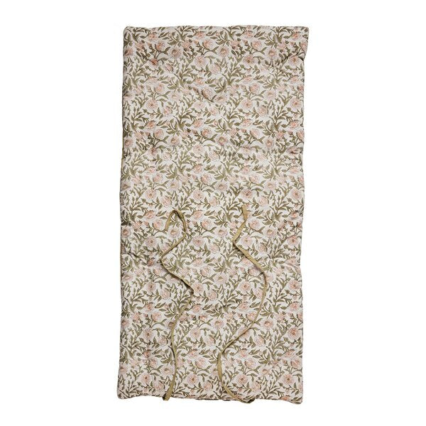 Ivy sittepute/madrass 120x60 cm støvet grønn
