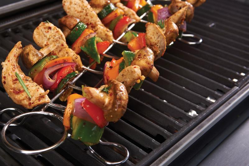 Minigrillspyd 16 stk m/serveringsbrett