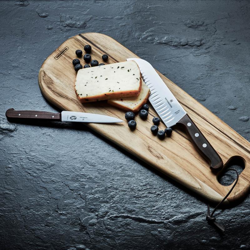 Pine santokukniv 17cm brun