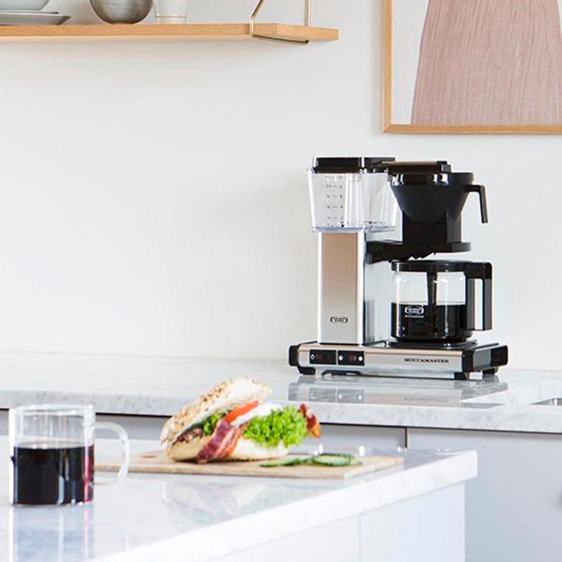 Automatic kaffetrakter 1,25L polished silver