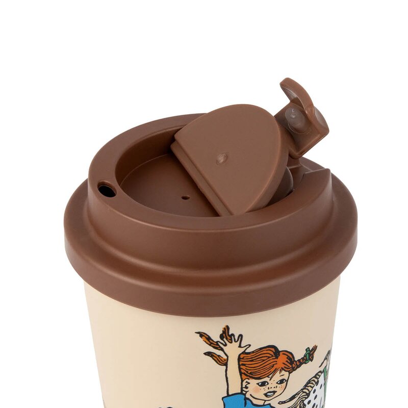 Pippi take away kopp 45 cl hest beige