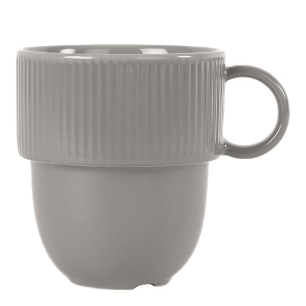 Inka kopp med hank 27 cl grå pantone 2332C