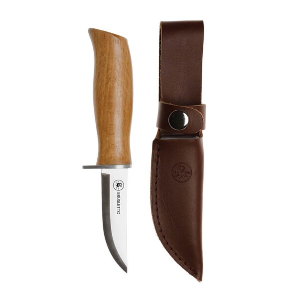 Speiderkniv spiss tupp 19,5 cm bjørk