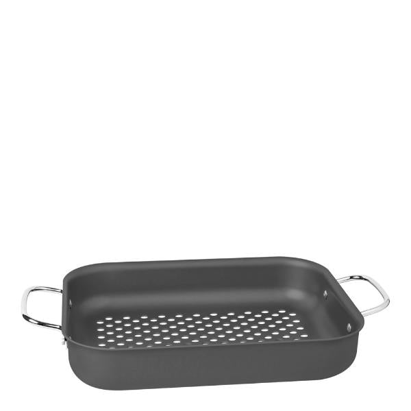 Churrasco grillpanne 28x22 cm svart