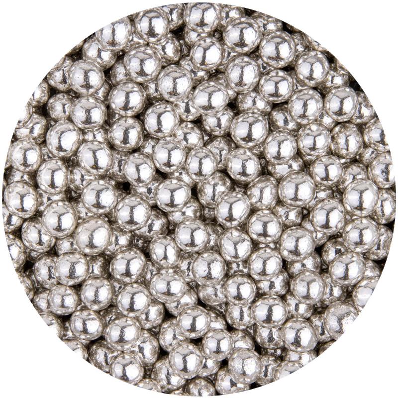 Crispy kuler 6mm 75g sølv