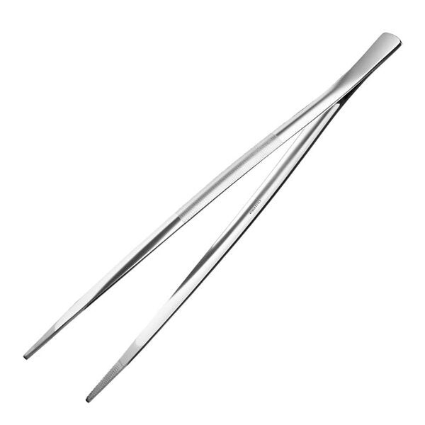 Matpinsett 31 cm børstet stål