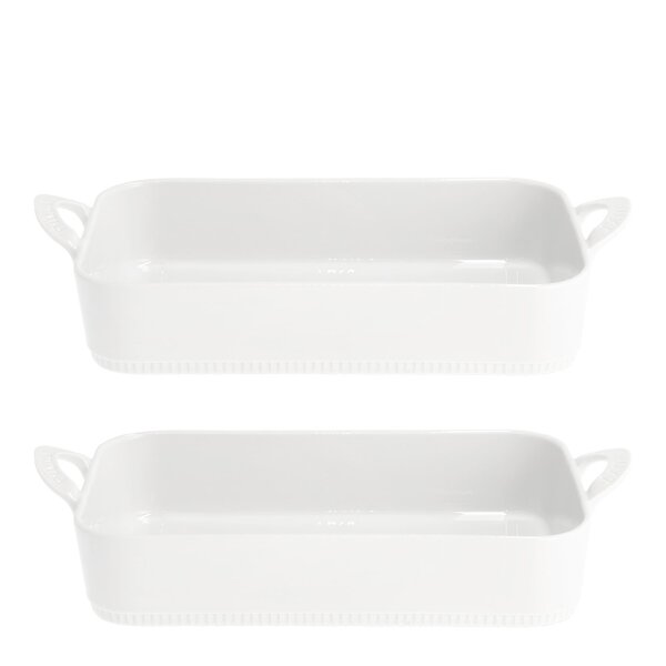 Toulouse ildfast form 2,2L 2 stk hvit