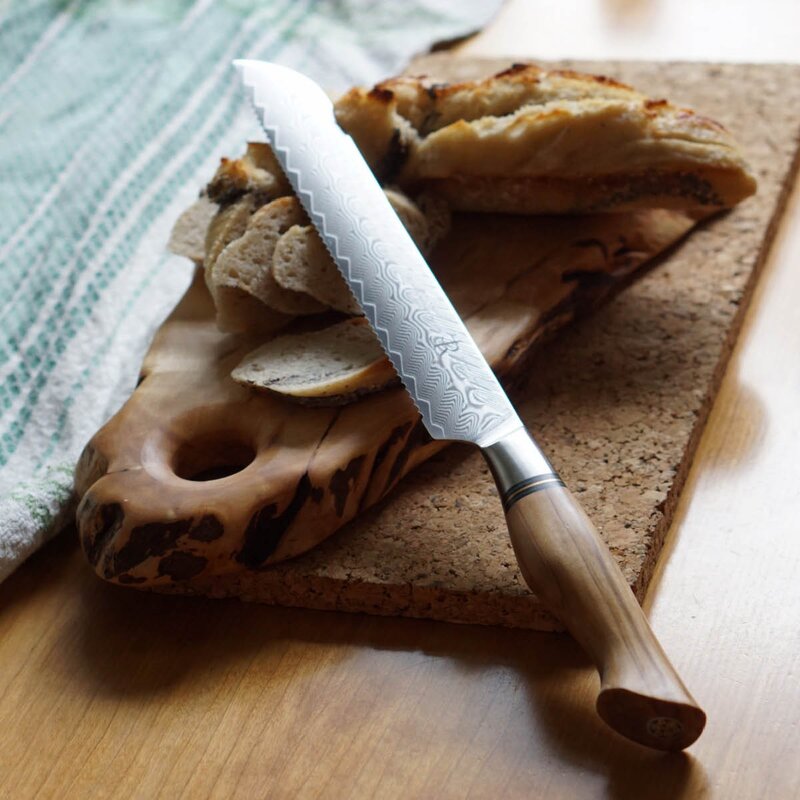 Ryda Knives ST650 luksussett med brødkniv, kokkekniv & universalkniv