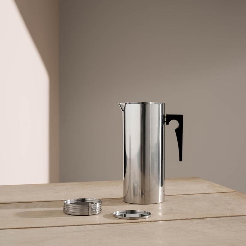 Arne Jacobsen glassbrikker 6 stk stål
