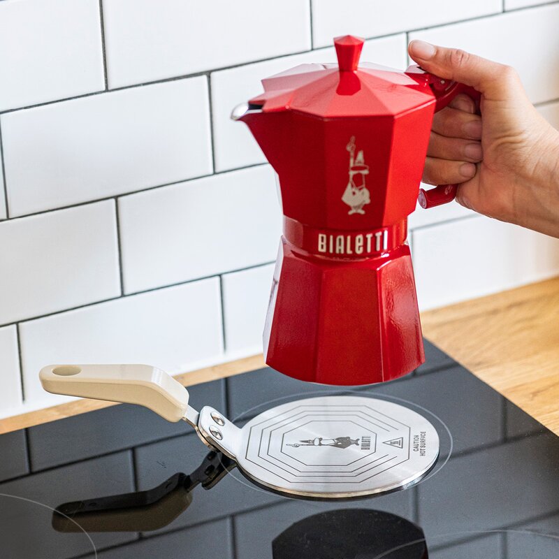 Exclusive espressokanne 6 kopper 25 cl rød