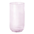 Vase 20 cm rosa glass