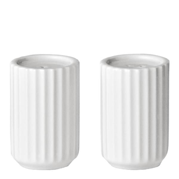 Salt og pepper sett 6 cm hvit