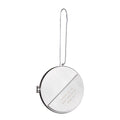 Julepynt medaljong m/fotoramme 7x7 cm bestefar sølv