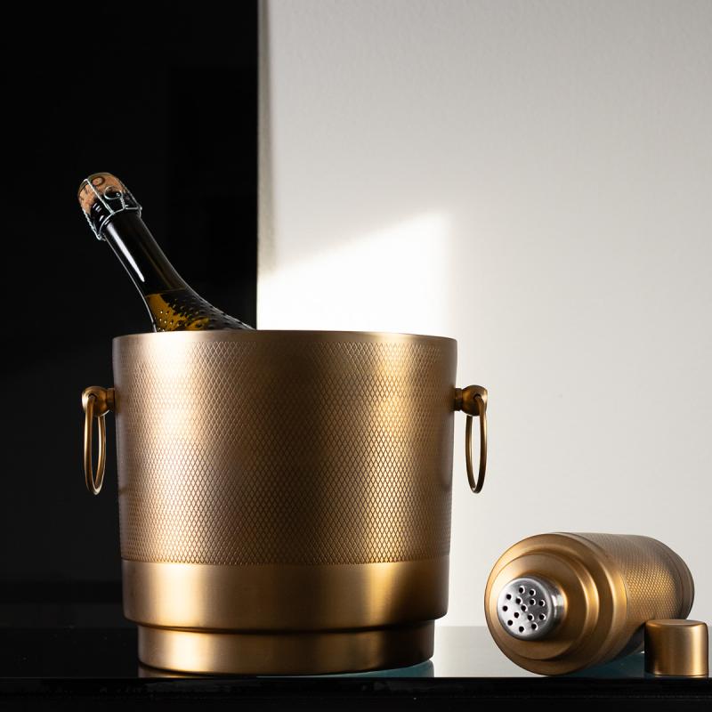 Sontell vinkjøler 4,5L gull