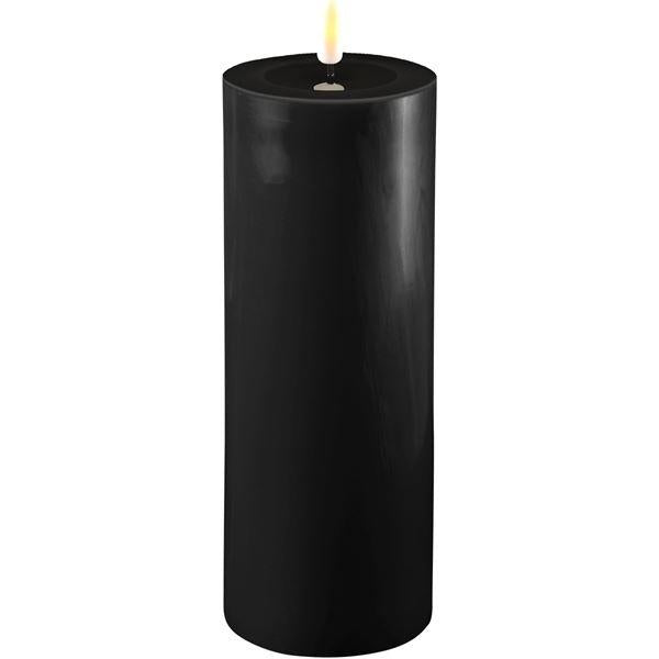 LED kubbelys 7,5x20 cm svart
