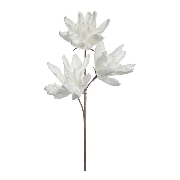 Happia dekorasjonsblomst 85 cm hvit